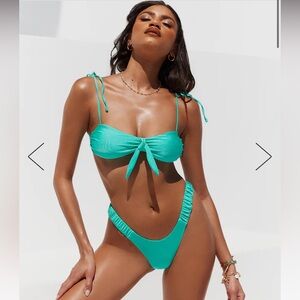 Turquoise Bikini Top
